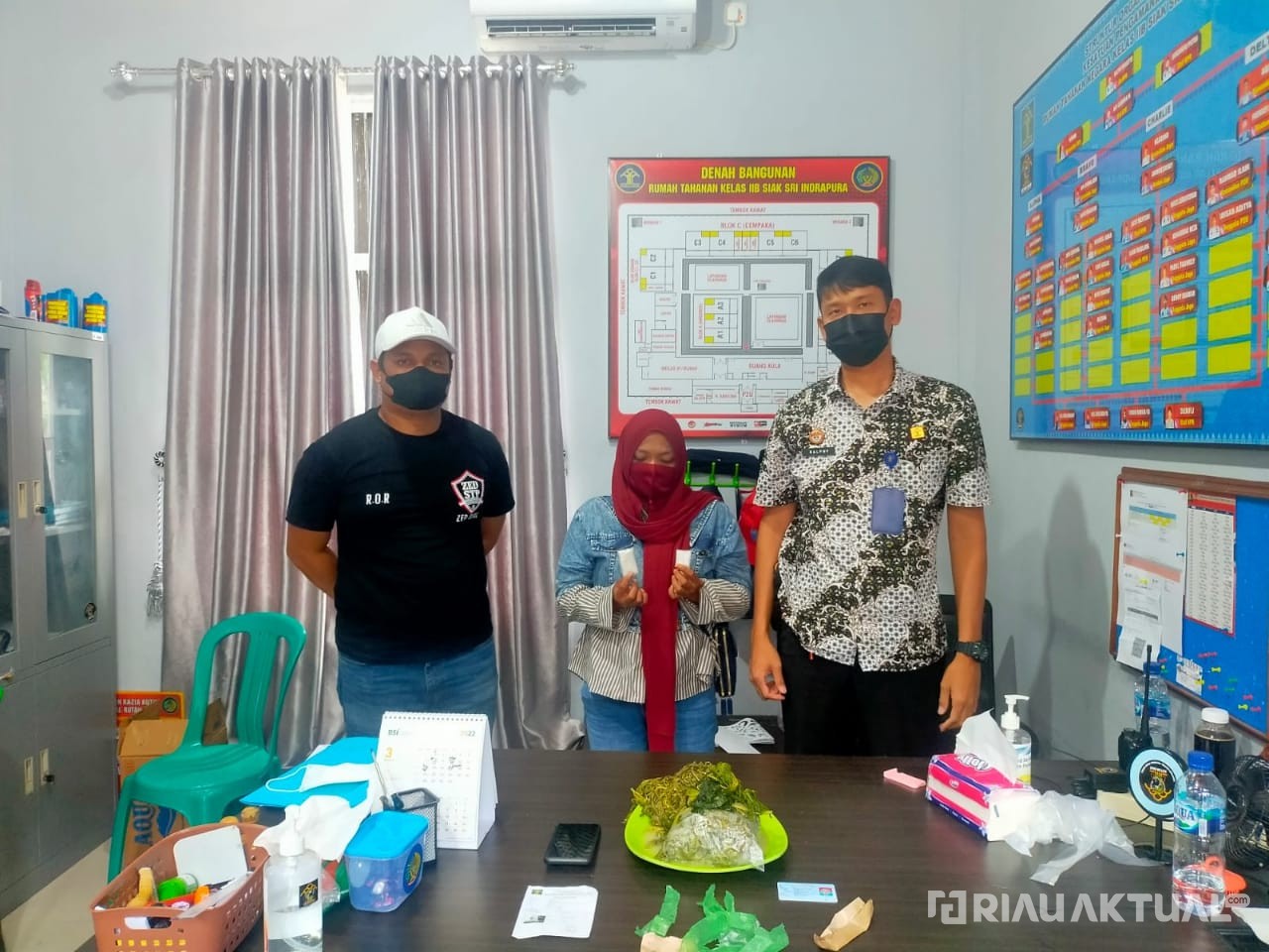 Diselipkan Dalam Sayur, Petugas Jaga Gagalkan Pengiriman Sabu Dalam Rutan II B Siak 