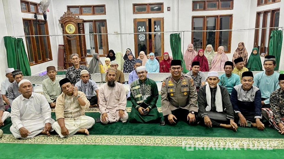 Kapolsek TPTM Gandeng Tokoh Agama untuk Ramadan Aman dan Kondusif di Rohil