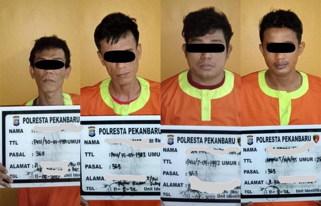 Empat Pelaku Pembobol Swalayan di Pekanbaru Ditangkap, Dua Ditembak