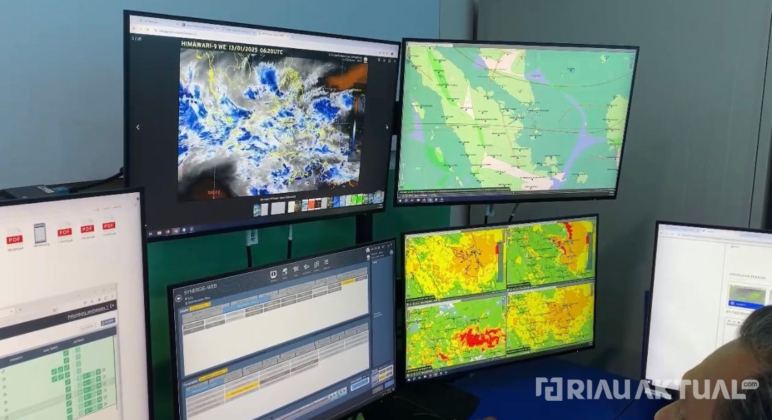 Hujan Ringan hingga Lebat Masih Berpotensi Guyur Riau Hari Ini