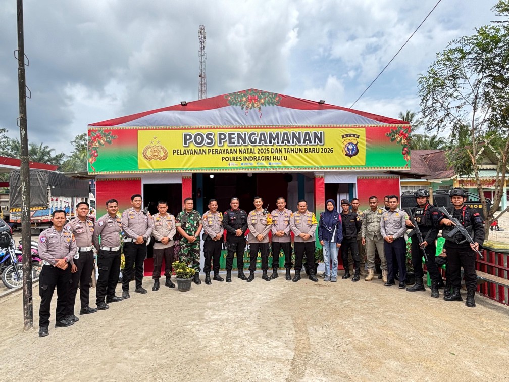 Polres Inhu Turunkan Tiga Tim Pantau Pengamanan Nataru