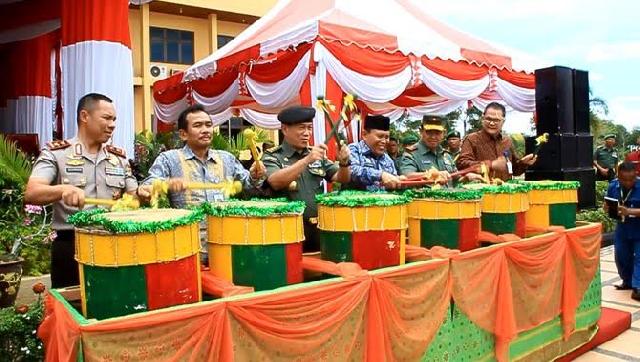 Tanpa Panglima TNI, Letjen Satyo Buka Pencanangan TNI KBKes di Rohul