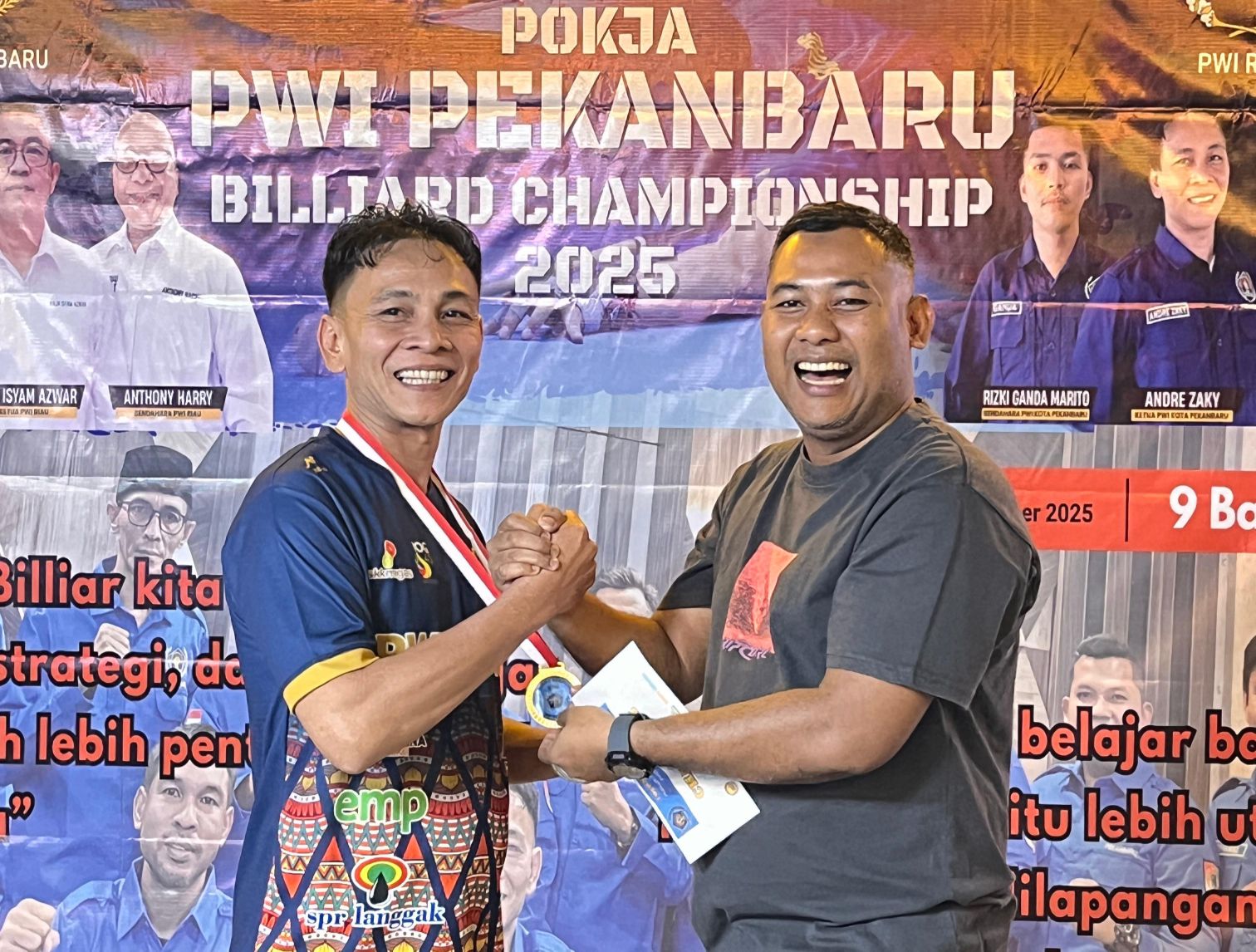 PWI Pekanbaru Biliard Championship 2025 Sukses Digelar, Ini Daftar Pemenangnya!