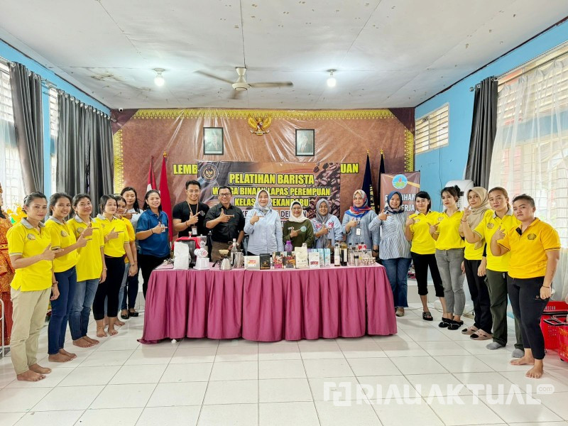 Lapas Perempuan Kelas IIA Pekanbaru Adakan Pelatihan Kemandirian bagi Warga Binaan dengan Vision Training Center