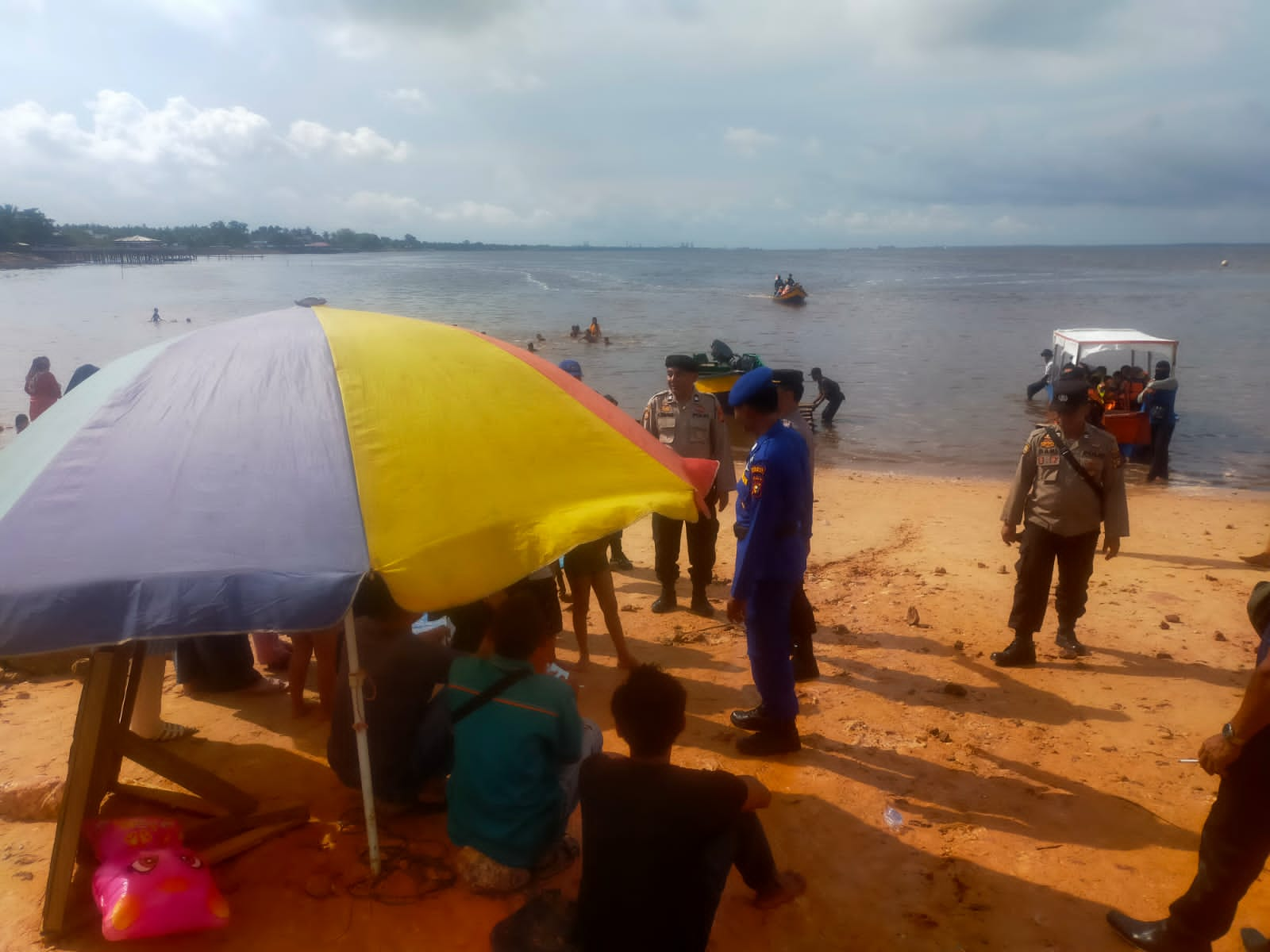 Jaga Kamtibmas Jelang Pemilu, Polsek Merdang Kampai Tinjau Lokasi Wisata