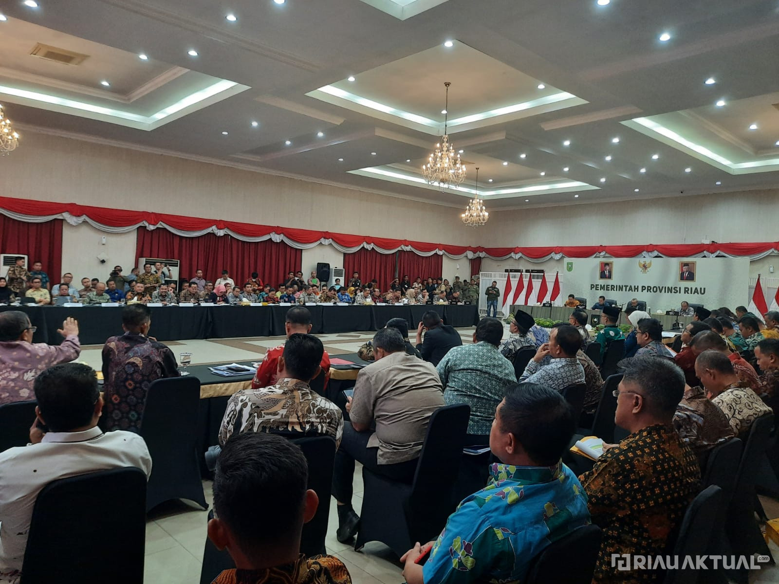 Kantor Bupati Rohil Terancam Tenggelam