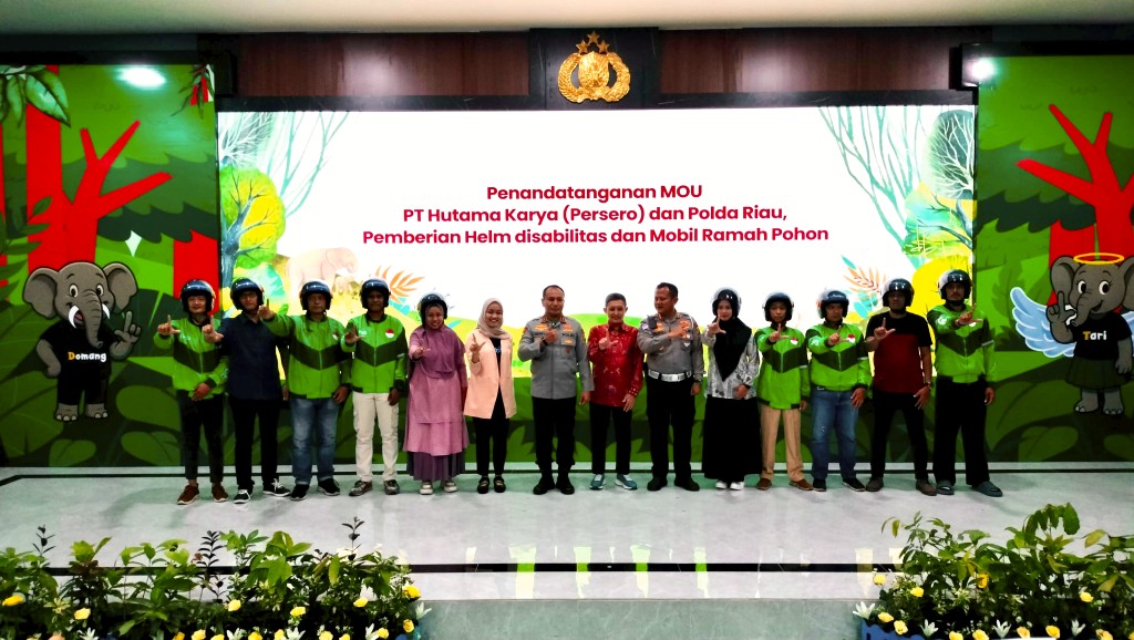 MoU Hutama Karya - Polda Riau, Keselamatan Jalan Tol dan Kepedulian untuk Difabel