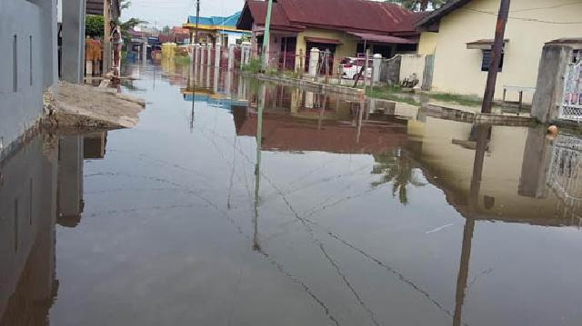 Pasang Keling Rendam Ribuan Pemukiman di Dumai