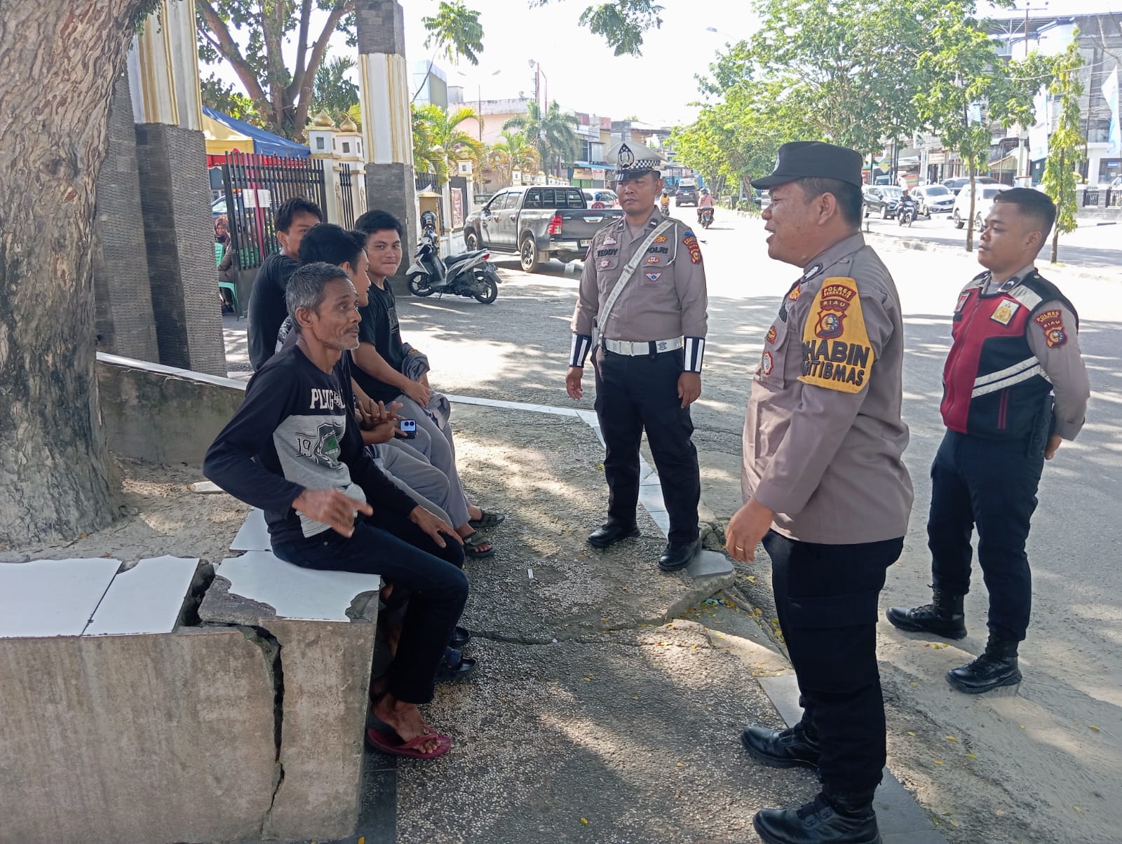 Polsek Mandau Ajak Masyarakat Jaga Kedamaian Menjelang Pilkada 2024