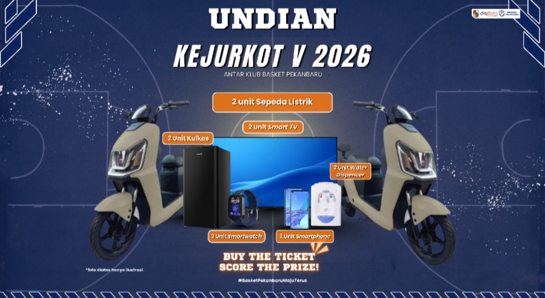 Perbasi Pekanbaru Gelar Kejurkot V, 924 Atlet Perebutkan Piala Wali Kota