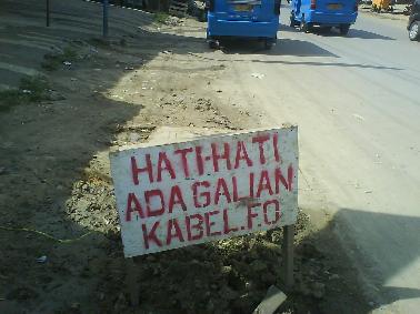 Pembangunan Fiber Optik Terkendala Inden Kabel