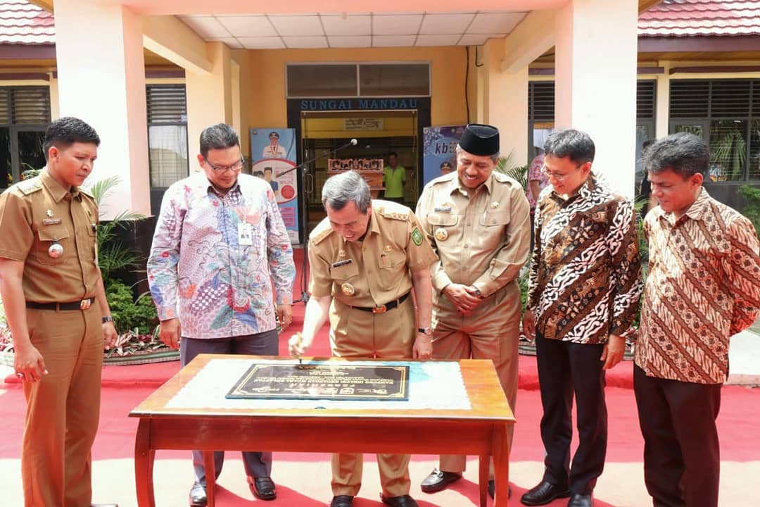 Gubernur Riau resmi Launchingkan kampung Muara Kelantan sebagai Inklusi Keuangan