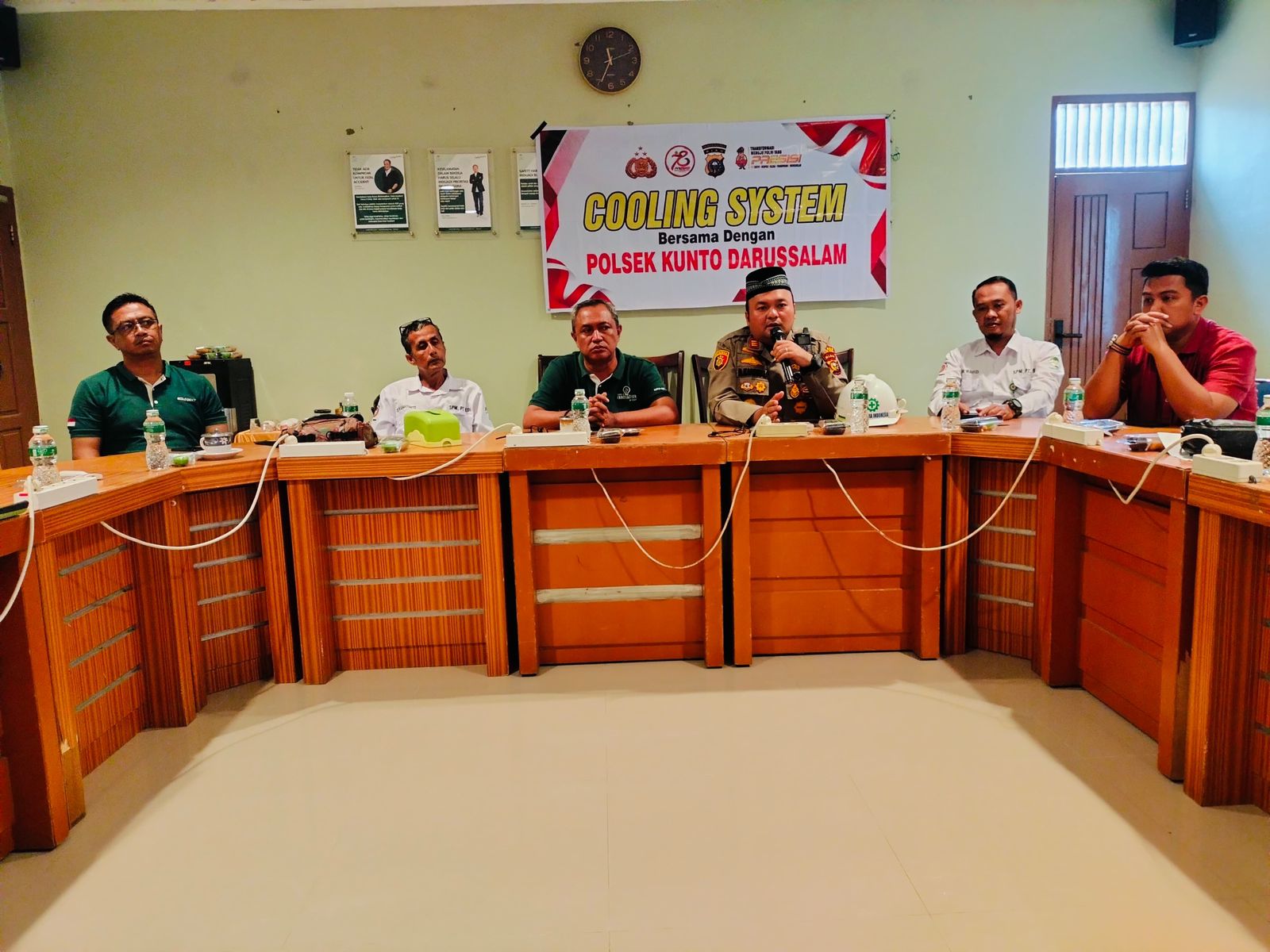 AKP Buyung Kardinal Pimpin Nusantara Cooling System di Polsek Kunto Darussalam