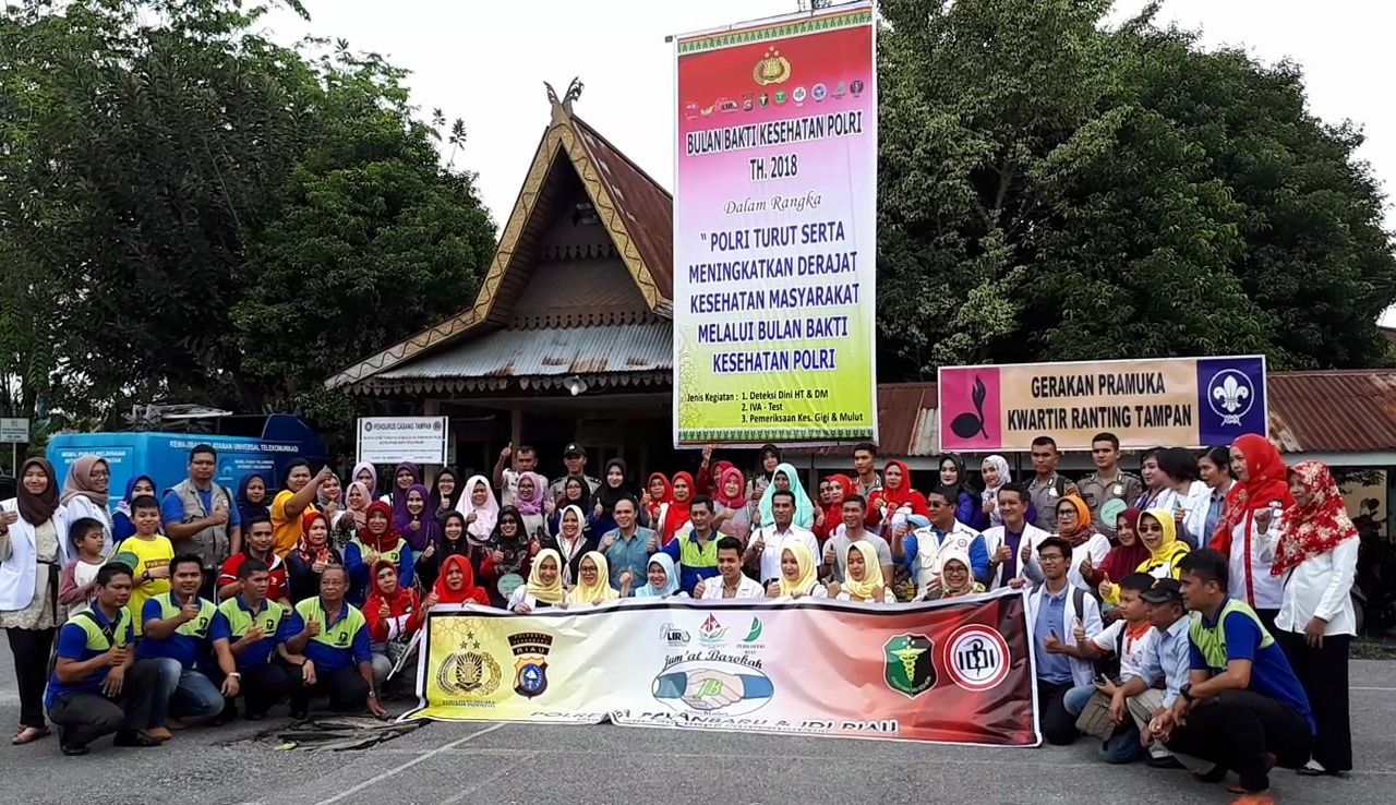 Hari Kartini, Polresta Pekanbaru Adakan Bakti Sosial Kesehatan