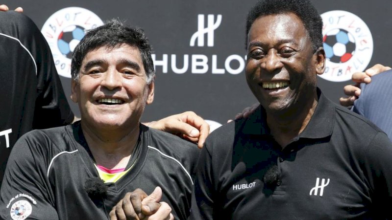 Duka Mendalam Pele atas Meninggalnya Maradona