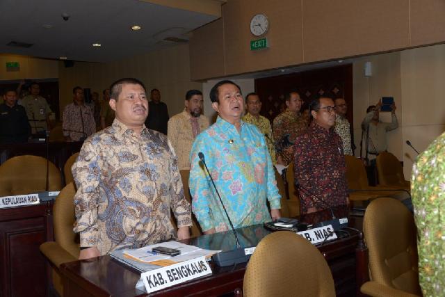 Bupati Bengkalis Hadiri Rakornas DOB di Jakarta