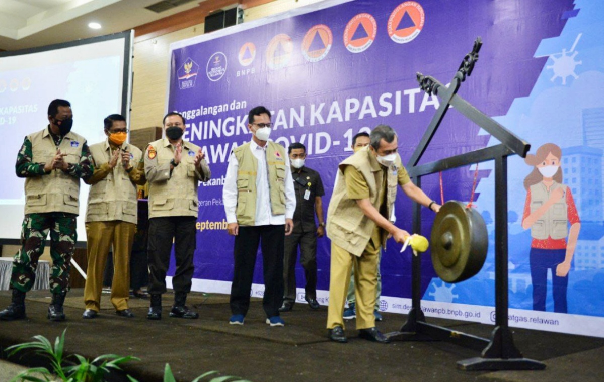 Gubri Apresiasi Program Penggalangan Kapasitas Relawan Covid-19 Pekanbaru