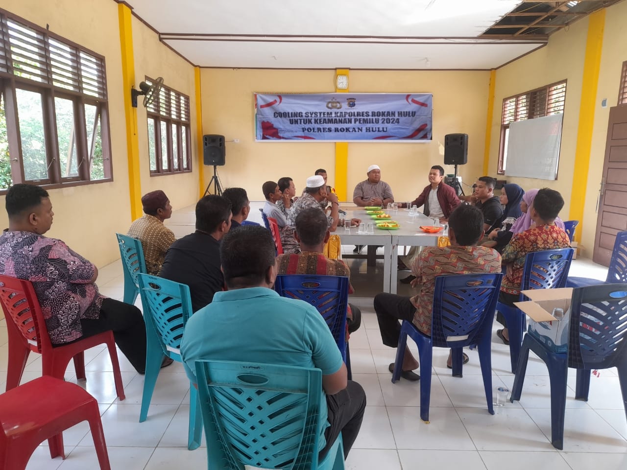 Begini Cara Polsek Rambah Sukseskan Pemilu Damai 2024