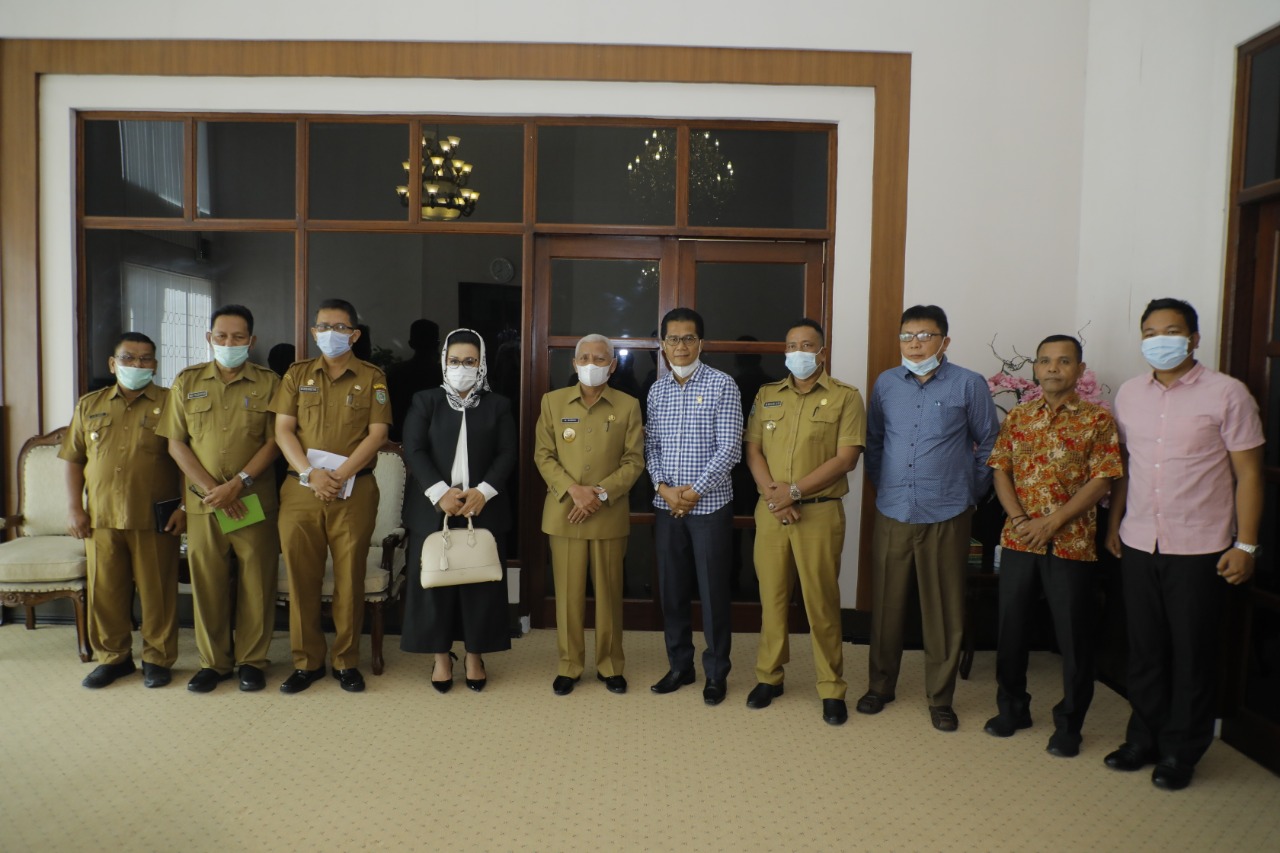 Bupati Asahan Terima kunjungan kerja Badan Pembentukan Peraturan Daerah DPRD Provinsi Sumatera Utara