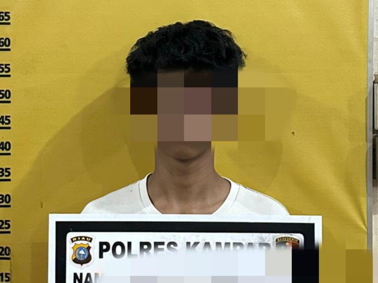 Pelaku Pencabulan Anak di Bawah Umur Ditangkap Polres Kampar saat Main Layangan