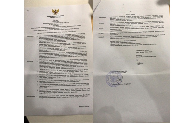 SK Penonaktifan 75 Pegawai KPK Beredar, Novel Baswedan Dkk Melawan