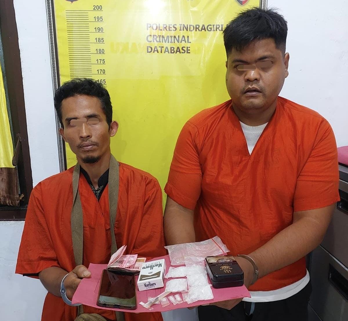 Terlibat Peredaran Sabu, Sekretaris OKP di Inhu dan Rekannya Dibekuk Polisi