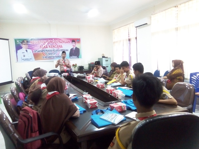 Disdaldukkb  Bengkalis Adakan Pengembangan Saka Kencana Bagi Pramuka