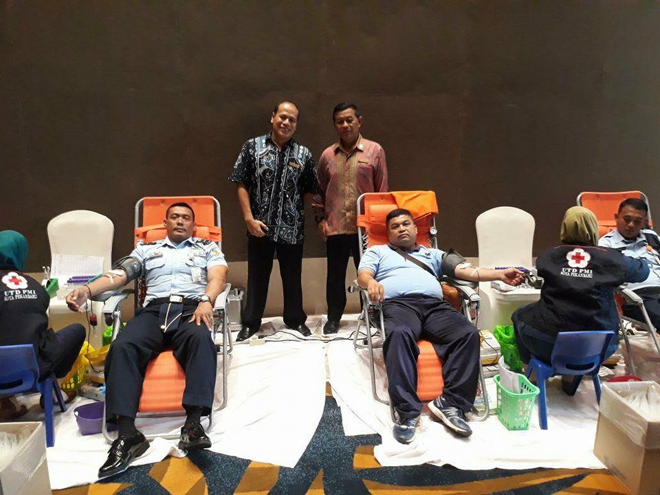 Lagi, TNI AU dan Paskhas di Pekanbaru Lakukan Aksi Donorkan Darah