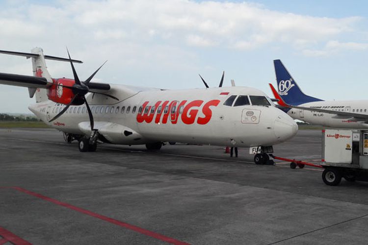 Tabrak Burung Saat Akan Take Off, Pesawat Wings Air Alami Kerusakan