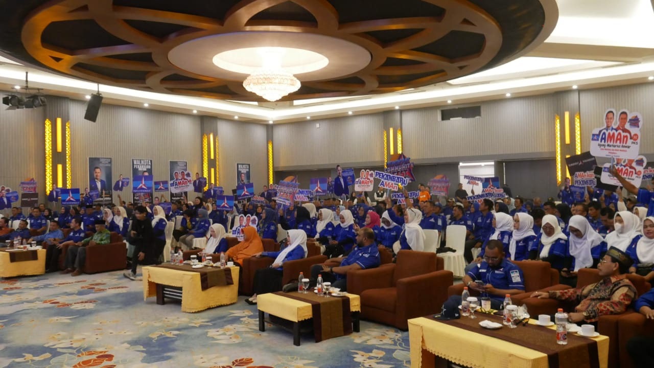 Demokrat Pekanbaru Gelar Konsolidasi dan Pendidikan Politik untuk Sukseskan Pasangan AMAn