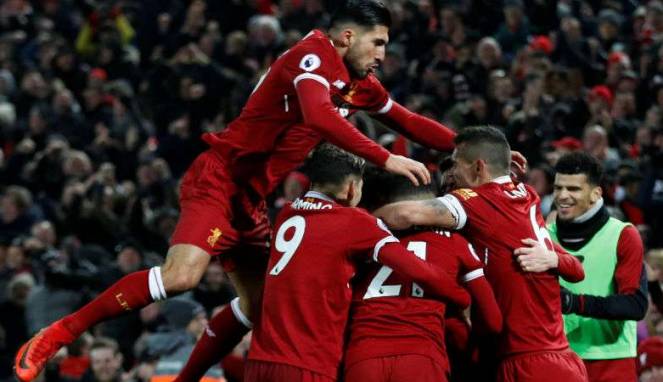 Hajar West Ham, Liverpool Kudeta Posisi MU