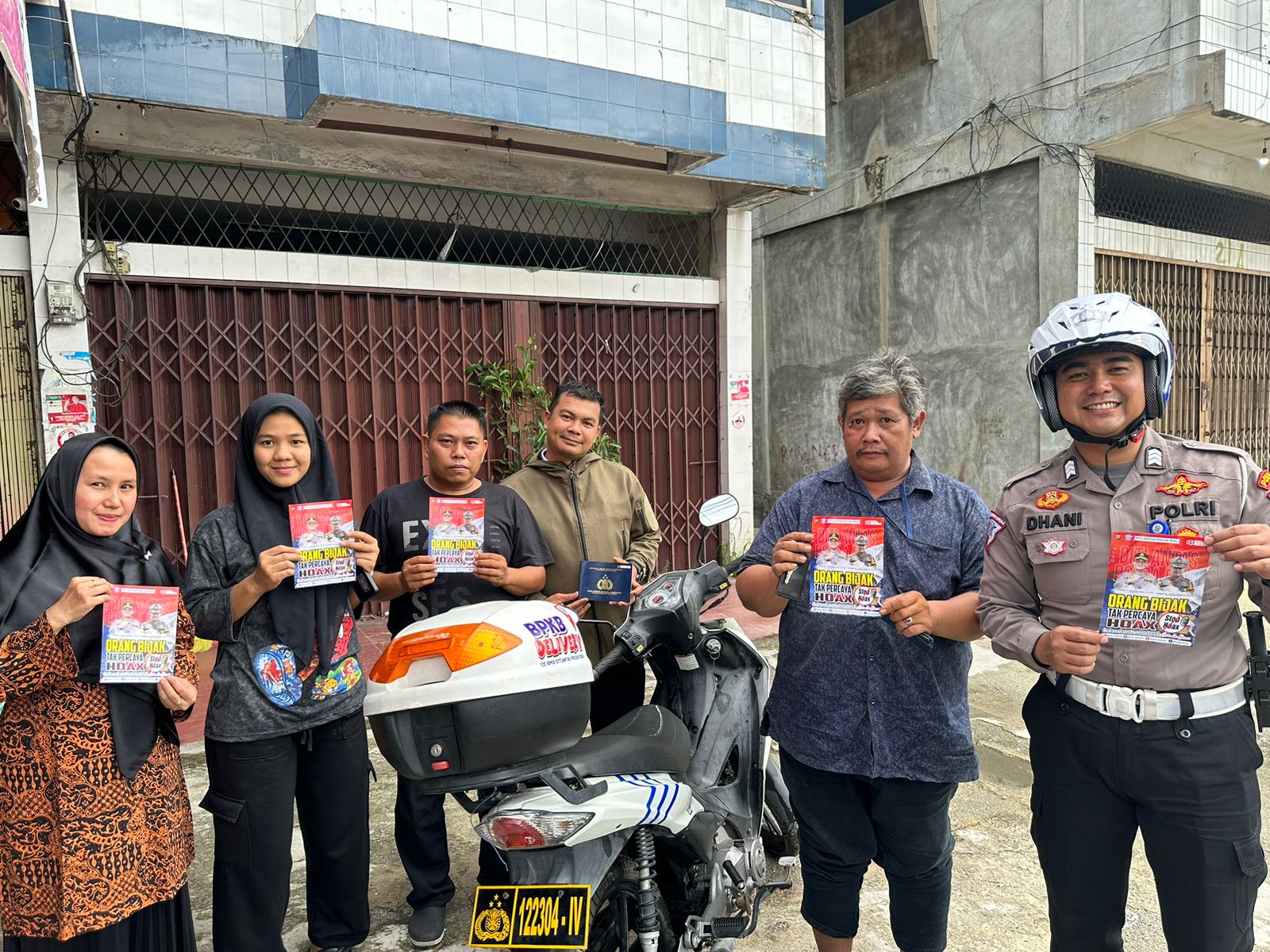 Program BPKB Delivery, Ditlantas Polda Riau Sosialisasi Pemilu