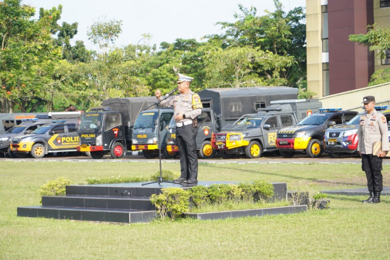 Dirlantas Polda Riau Pimpin Patroli Skala Besar di Masa Tenang Pilkada 2024