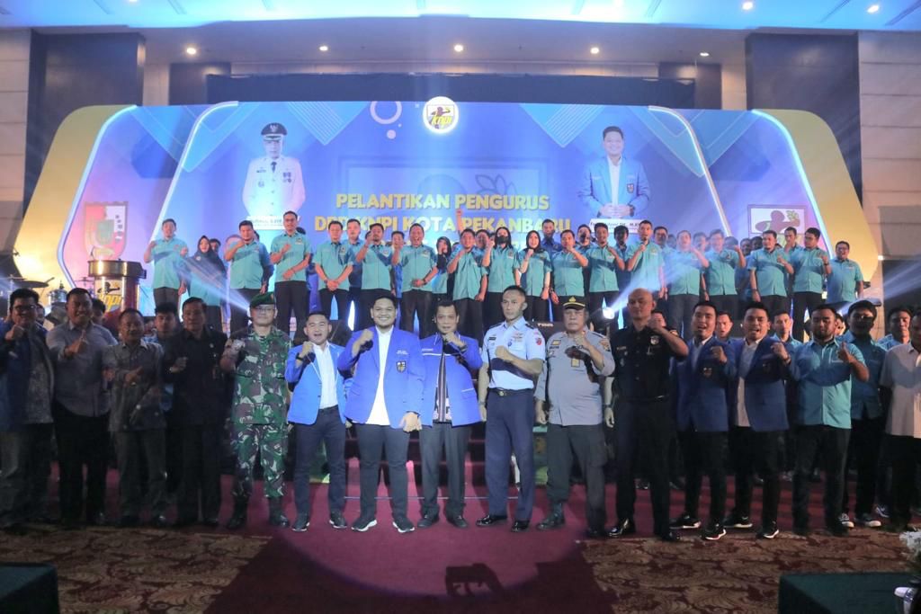Dilantik Jadi Ketua KNPI Pekanbaru, Faisal Islami Siap Dukung Progam Pj Wako