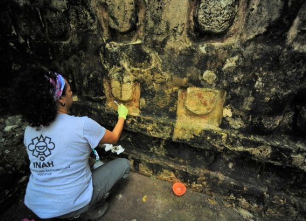 Arkeolog Temukan Sisa Istana Suku Maya