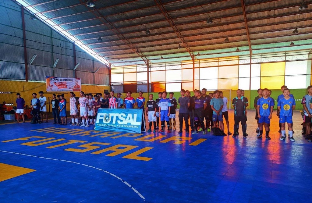 Kejuaraan Futsal Piala Dispora Kota Pekanbaru 2024 Resmi Bergulir