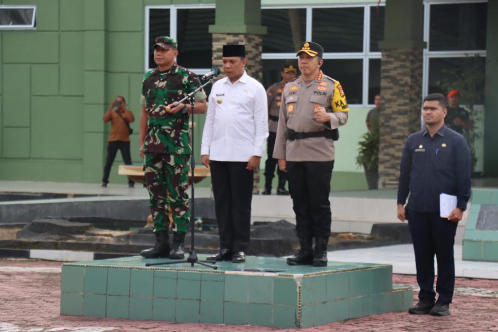 Apel Sinergitas TNI-Polri dan Pemerintah Kota Pekanbaru, Langkah Awal Menuju Pemilu 2024 yang Damai