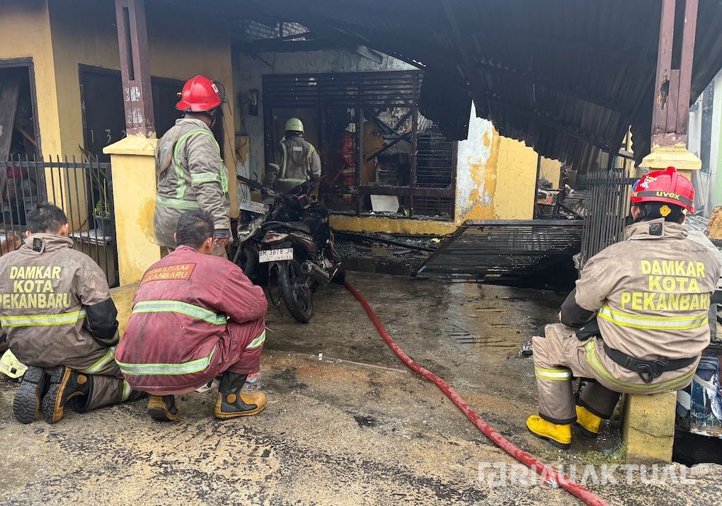 3 Rumah dan 4 Motor Hangus Terbakar di Tangkerang Tengah