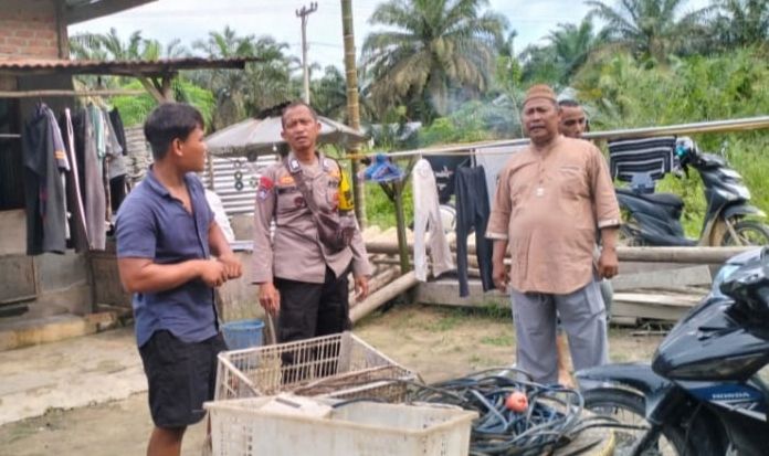 Jaga Kamtibmas Pilkada, Polsek Langgam Ajak Warga Dialog