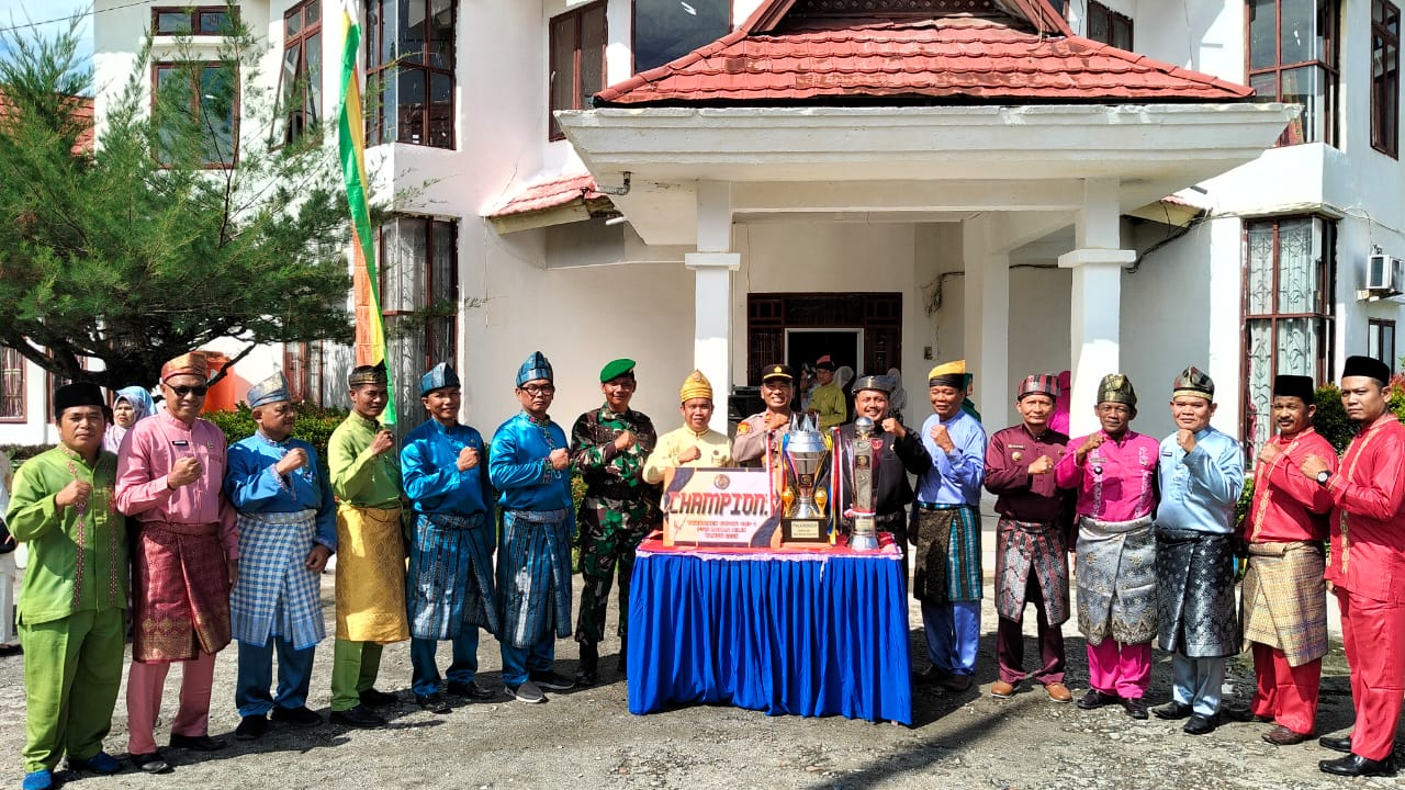 HUT ke-26 Rokan Hilir, Kecamatan Bangko Pusako Gelar Upacara Penuh Khidmat