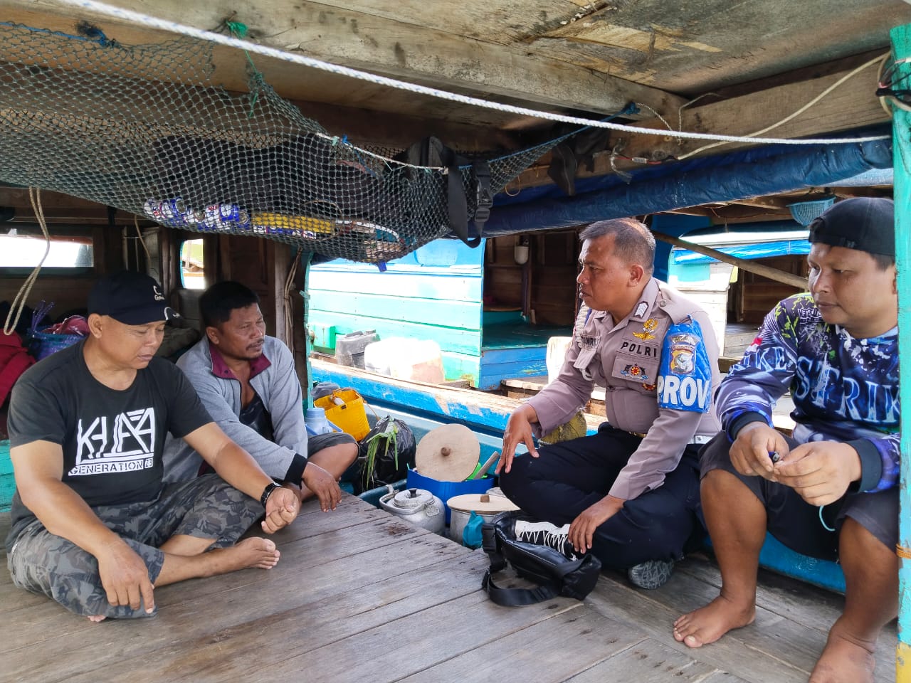 Polsek Rupat Utara Gelar Cooling System untuk Pemilu Damai