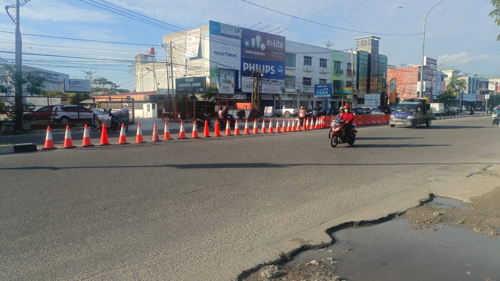 Urai Kemacetan dan Tekan Lakalantas, U-Turn Jalan Tuanku Tambusai Ditutup