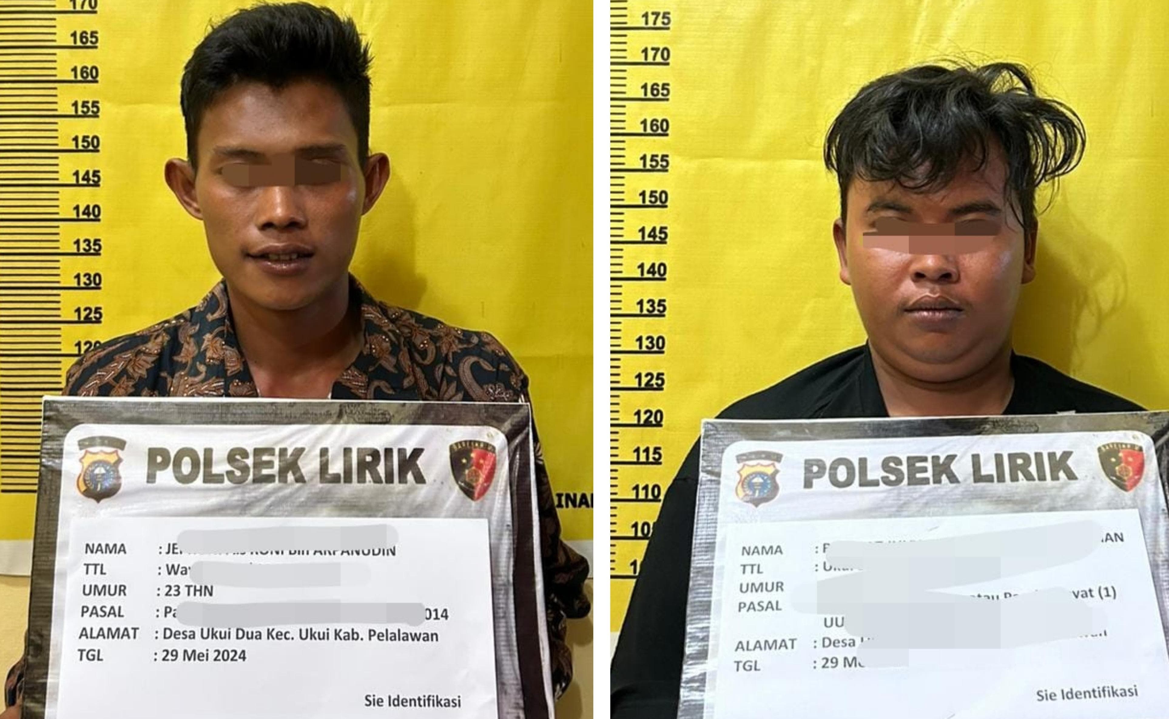 Polsek Lirik Tangkap Empat Pelaku Pencabulan Anak Dibawah Umur