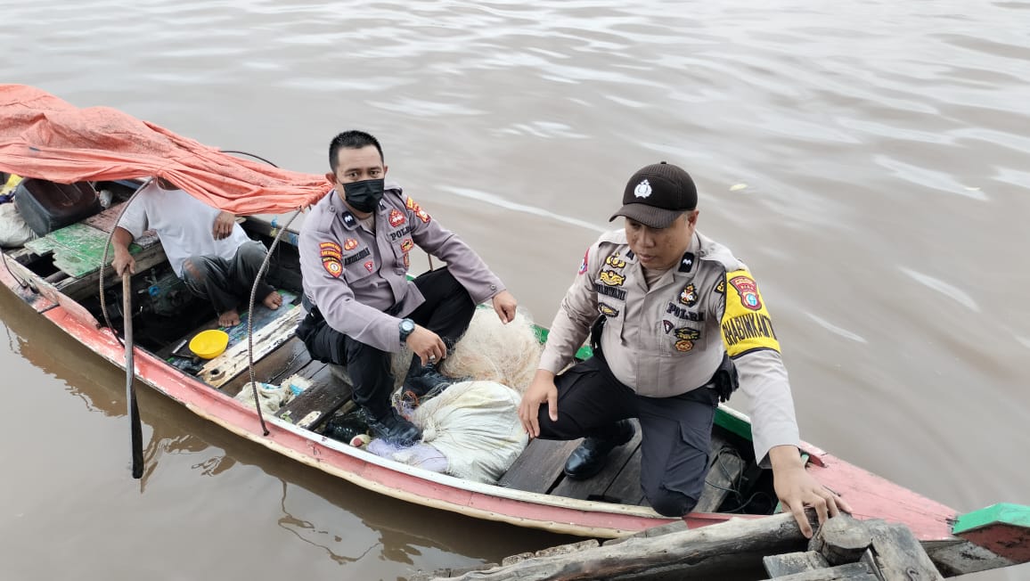 Aipda Sarwani Cooling System Pemilu 2024 di Desa Sungai Gendang