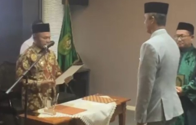 Dilantik di Jakarta, M Job Kurniawan Jabat Pj Sekdaprov Riau