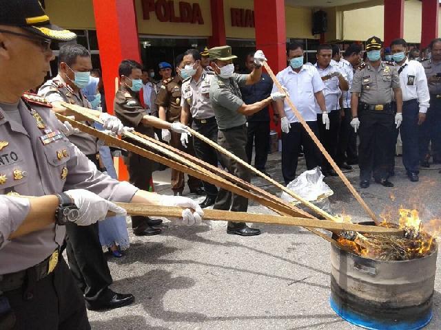 Kapolda Riau Ultimatum Peredaran Narkoba di Kampung Dalam Pekanbaru