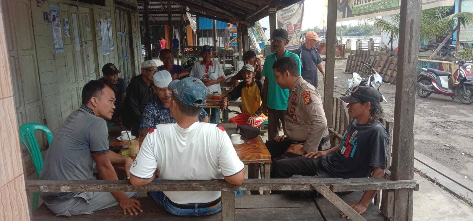 Cooling System, Brigadir Maraguna Sambangi Masyarakat Kuala Lahang Sosialisasi Pemilu Damai