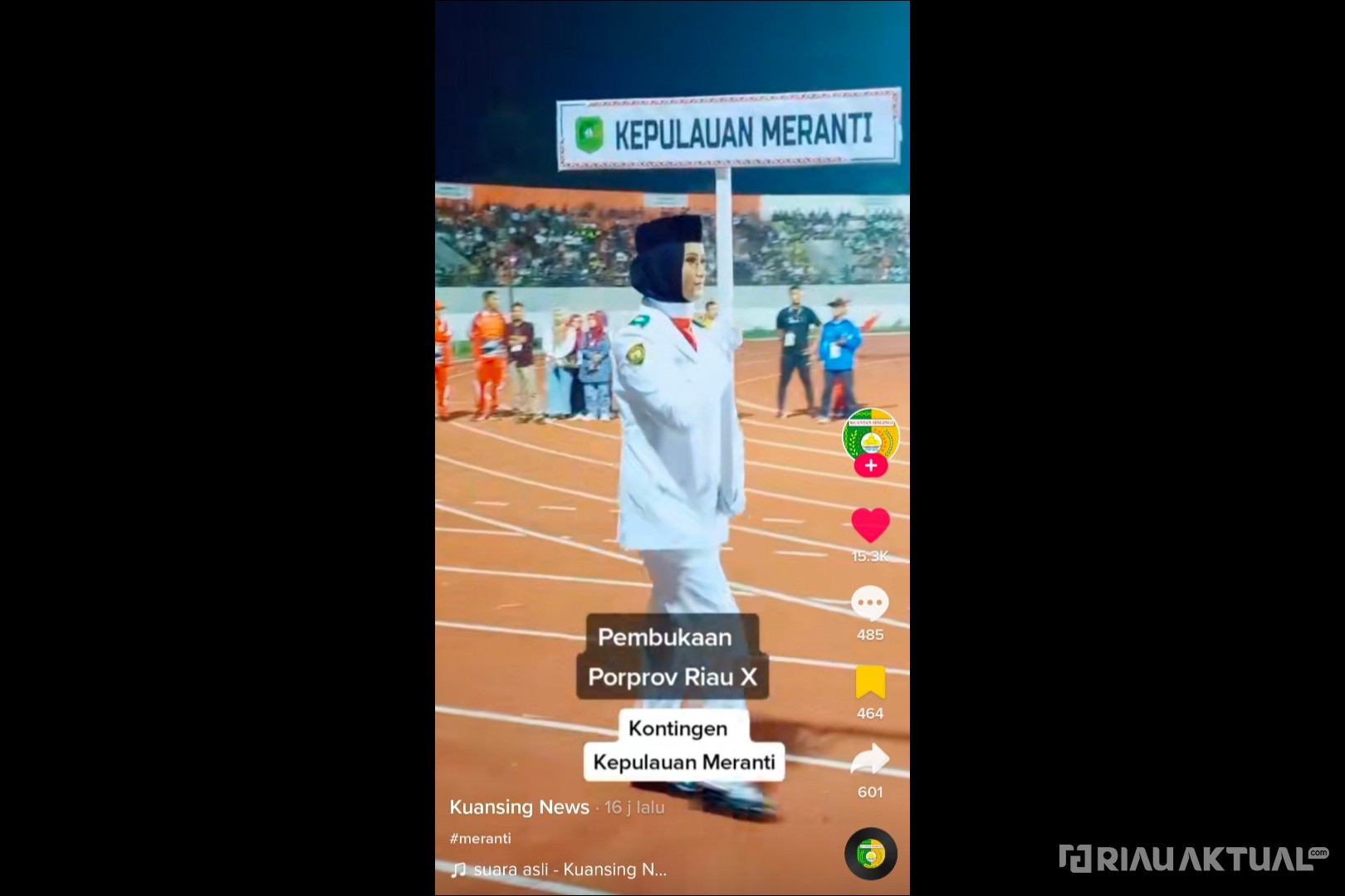 Porprov X Riau Resmi Digelar, Kontingen Meranti Tak Hadir