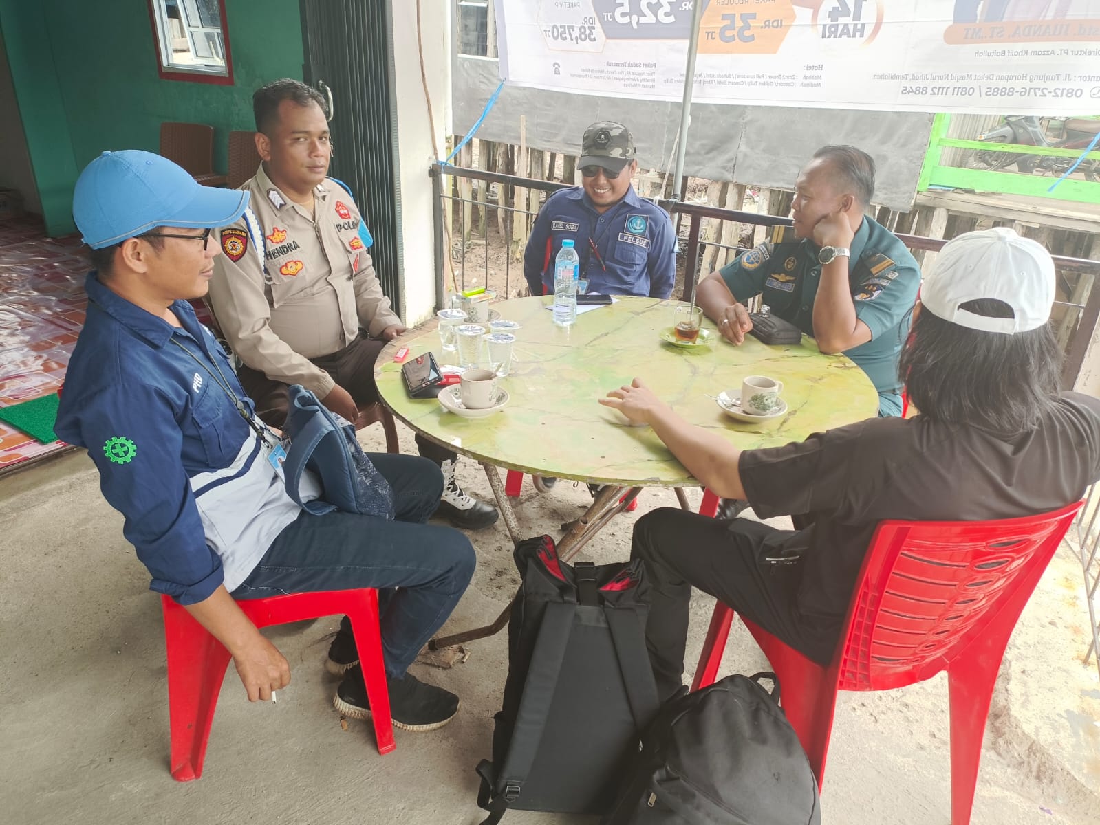 Polsek Pulau Burung Tingkatkan Keamanan dengan Cooling System Jelang Pemilu 2024