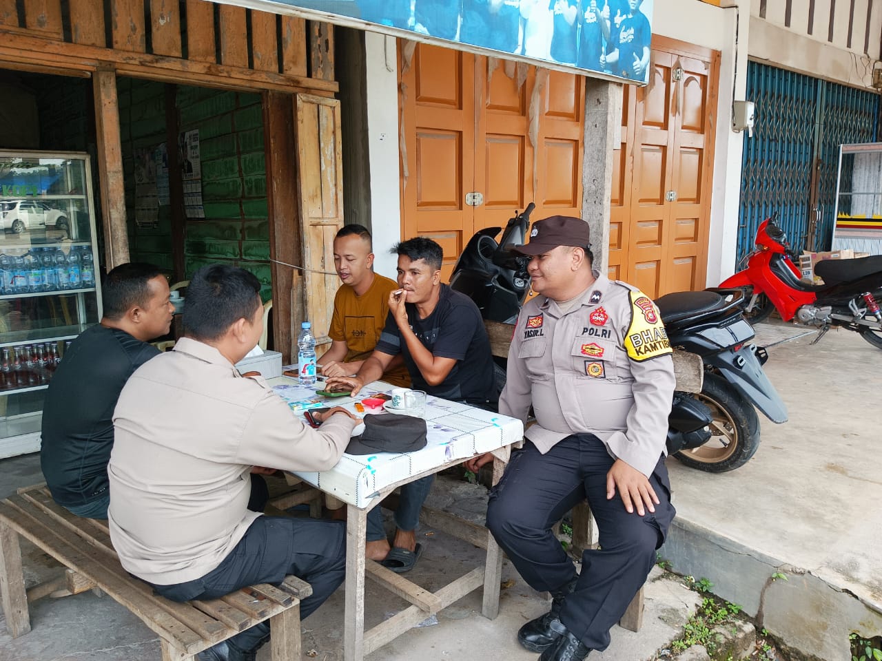 Polsek Kuantan Hilir Gelar Program Cooling System untuk Jaga Kamtibmas Jelang Pilkada 2024